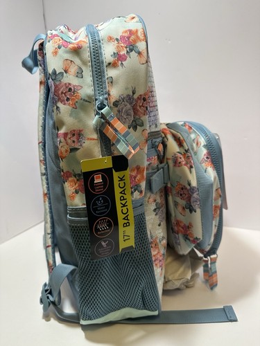 Juego de 4 mochila y bolsa de almuerzo para computadora portátil Wonder Nation Girls lentejuelas Caticorn Dreams 17" - Imagen 4 de 9