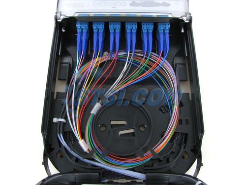 NOB Corning CCH-CS24-A9-P00RE cassette d'épissure, 24 fibres, LC Duplex OS2 ~STSI - Photo 5/5