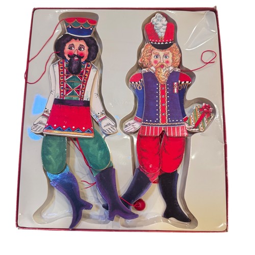 Vintage 1987 Karton Zugschnur Nussknacker Puppen Soldat SetTerrie Floyd - Bild 6 von 9
