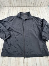 Vintage Nike Black Essential Windbreaker Jacket Men XL Nice Fast Ship