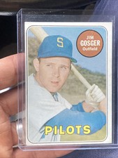 1969 Topps - Jim Gosger #482 White first name, position