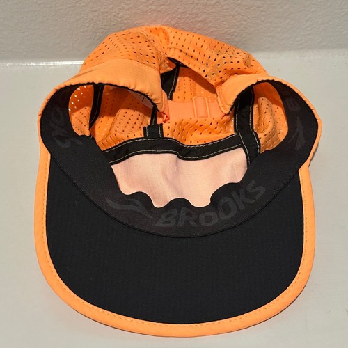 Brooks Running Hat OSFA Orange Lightweight Perforated Adjustable Cap - Bild 3 von 5