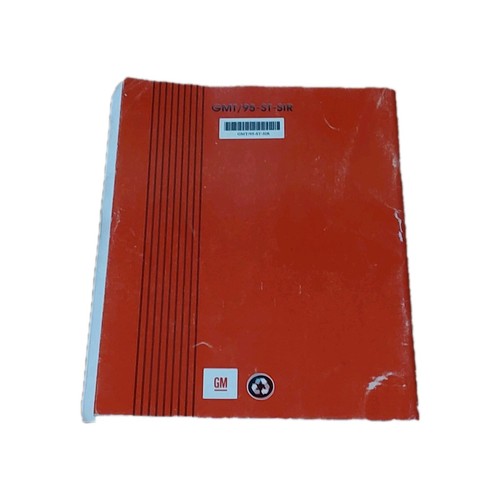 GMC Chevrolet S T 1995 camionetas sistema SIR suplemento manual de servicio  - Imagen 3 de 3