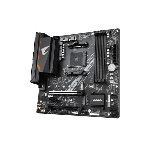 GIGABYTE B550M AORUS ELITE Micro ATX Placa Base Socket AM4, AMD B550 Chipset - Imagen 2 de 5