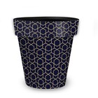 Briarwood Lane Blue Geometric Medium Planter