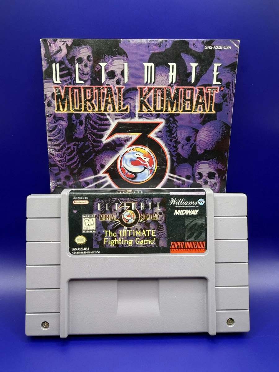 Nintendo SNES Ultimate Mortal Kombat 3 Video Games for sale | eBay
