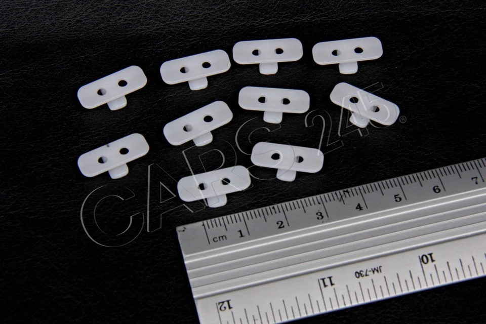 Clips originales Mercedes W124 para puerta delantera trasera panel superior x10 A0069887478 Foto 2 de 2