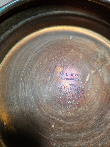 Vintage WM. A. Rogers Paul Revere Reproduction 8" Diameter Silver Plated Bowl - Picture 5 of 8