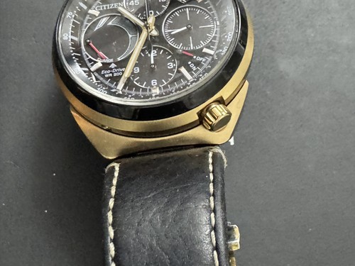 Cronografo Citizen Eco-drive Bullhead Alarm - Edizione Limitata con scatola e documenti - Foto 2 di 22