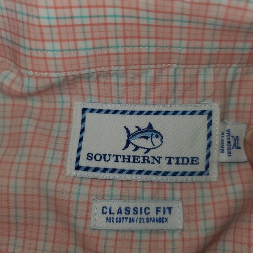 Southern Tide Button Down Shirt XL Bundle Lot 2 Short Sleeve Classic Fit - Picture 4 of 9