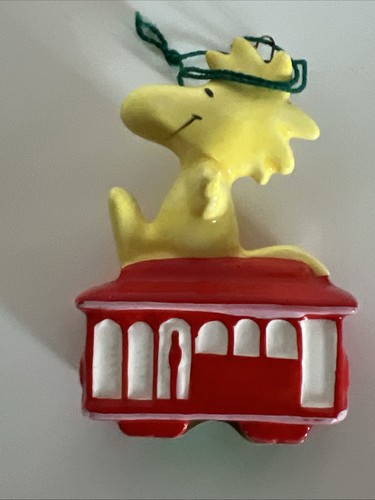 Ornamento albero vintage Woodstock Trolly 1965/'72 United Feature Syndicate Giappone - Foto 8 di 8