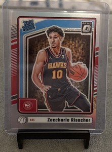2024-25 Panini Optic Rated Rookie Zaccharie Risacher Holo Prizm (RC) #268