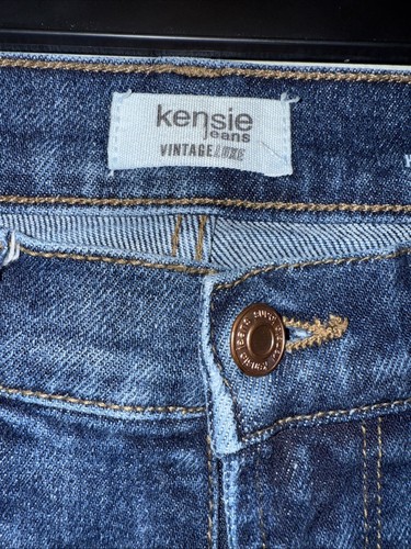 Kensie Jeans The Ella High Rise Straight Women's size 6 Blue Denim jeans EUC - Picture 9 of 12