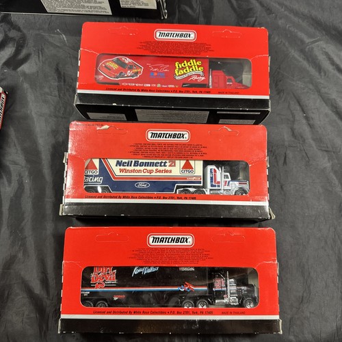 Lot of 10 Matchbox SuperStar Nascar Transporters Diecast  1989-1996 Vintage - Picture 12 of 23