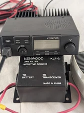 Kenwood TK-705D VHF FM Transceiver Mobile Radio w/ Mic And KLF-2 Line Filter