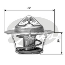 Thermostat for SUZUKI Carry ST80V/ ST90V F8A 0.8L Petrol 4Cyl RWD TH04182G1