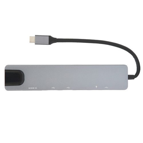 Type C Docking Station 5Gbps High Speed Transfer Chip 8 In 1 RJ45 USB Chargin FY - Afbeelding 21 van 22