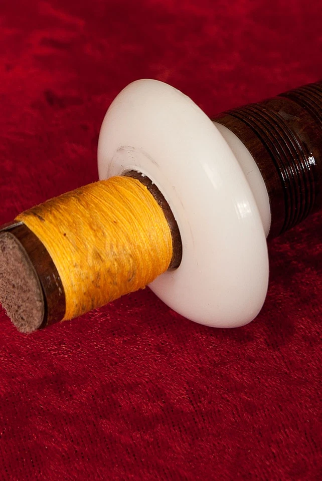 JUEGO DE GAITAS TAMAÑO COMPLETO, FUNDA TARTÁN, NÍQUEL GRABADO, BOLSA REXINE Foto 4 de 4