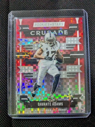 Davante Adams Crusade #C-DAS Red Plaid 2024 Panini Rookies & Stars - Imagen 1 de 1