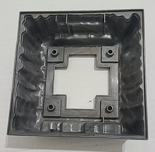 Lego Part 53588 Baseplate, Raised 16 x 16 No Studs with Cross Opening 4 Holes - Picture 2 of 3