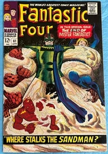 FANTASTIC FOUR #61  MARVEL 1967 SANDMAN SILVER SURFER APPEARANCE