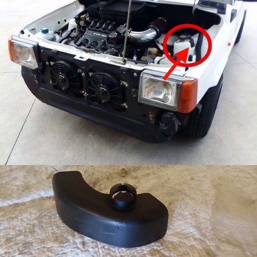 Fiat Panda 141 4x4 - Protezione Ghiera Ammortizzatore Vano Motore Ruota Di Scort - Imagen 1 de 4