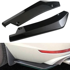 2X For Honda Accessories Car Rear Bumper Lip Diffuser Splitter Canard Protector
