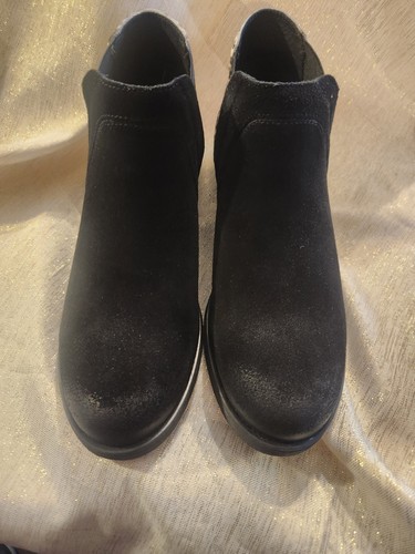 Clarks Demi 2 Beat Stiefeletten Leder schwarz Leopard Größe 9,5 - Bild 2 von 9