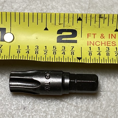 (4 Stück) Apex T45 Torx-Einsatz Bit 440-TX-45X, 1/4 Sechskantantrieb - Bild 9 von 10