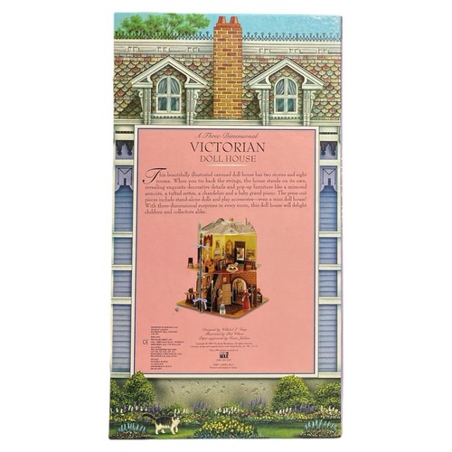 A Three Dimensional Victorian Doll House Book Willabel Tong 3D Fold Out 1998 - Picture 2 of 7