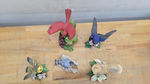 Lot of (5) Lenox Porcelain Birds Warbler, Turtle Dove, Purple Martin, Cardinal - Picture 7 of 9