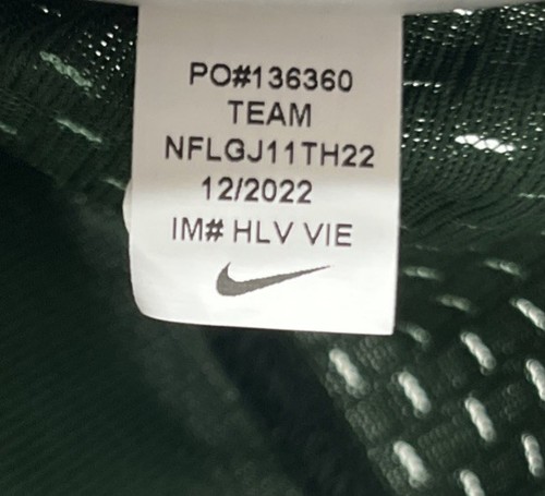 Aaron Jones Green Bay Packers #33 NFL On Field Green Trikot Jugend Größe M 10/12 - Bild 12 von 13
