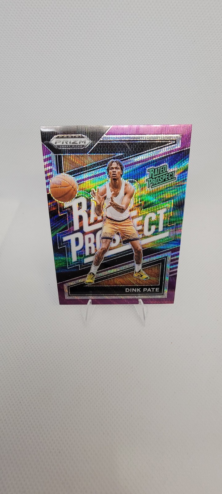 2024 Prizm Draft Picks Dink Pate Rated Prospect Purple Wave #18