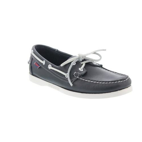 Sebago Docksides, Pelle Piena, Blu Navy, Uomo 7000H00-908 Blu - Foto 5 di 10
