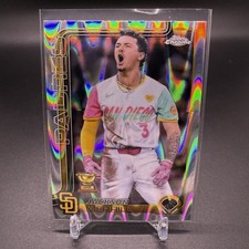 Ray Wave! 🚨2025 Topps Chrome Jackson Merrill Refractor Gold Rookie Cup #61