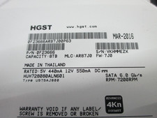 HGST 8TB Computer Internal Hard Disk Drives for sale | eBay