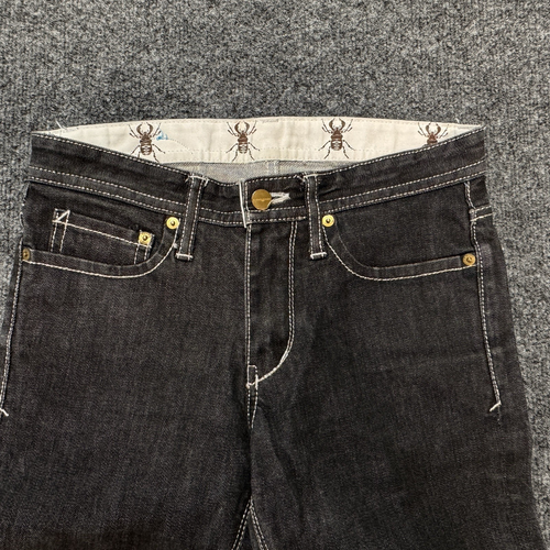 Rare Y2K Phenomenon Japan Dark Wash Skinny Jeans Limited Designer Denim Sz 30 - Picture 2 of 10