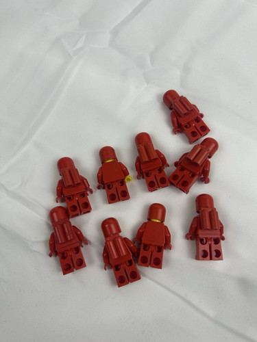 Lego 9 Stück Classic Space Minifigur sp005-alle rot, Vintage Raumfahrer P - Bild 2 von 2