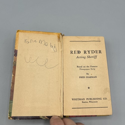 Red Ryder Acting Sheriff #702-10 Better Little Book 1949 Fred Harman - Picture 7 of 9