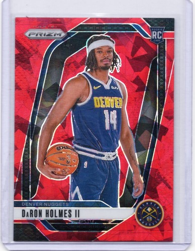 2024-25 Panini Prizm DaRon Holmes II Prizms Red Ice #235 Denver Nuggets