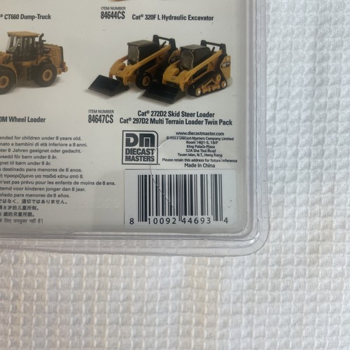 Diecast Masters - 1:64 Scale Cat 272D2 & Cat 297D2 Twin Pack (BBDM84647CS) - Picture 4 of 9
