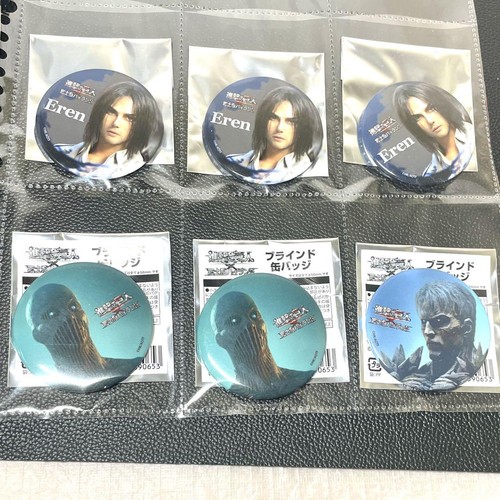 Fuji-Q Highland Attack On Titan The Ride -Leberio's Battle Can Badge 6 Punkte