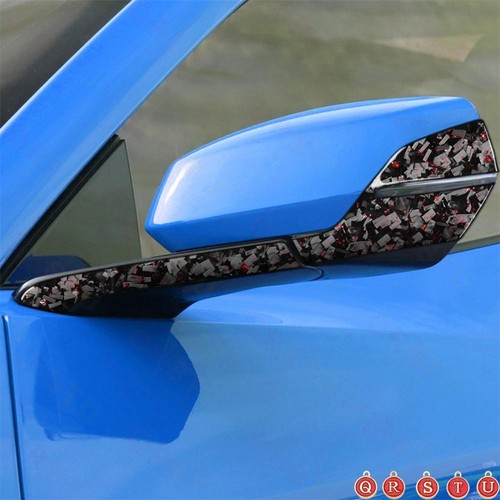 For Chevrolet Corvette C8 2020-25 Red Forged Carbon Fiber Car Exterior Trim Set - Picture 76 of 204