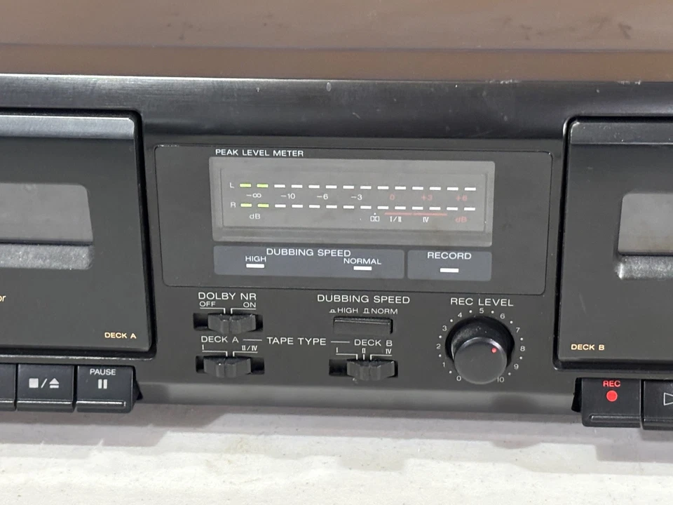 Sony !! Stereo Dual Cassette Deck Used TC-WE305 w/instructions !! - Image 2 of 4