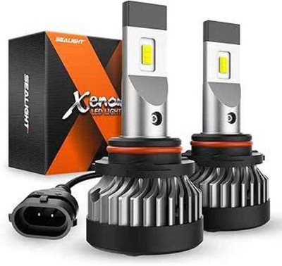 SEALIGHT 9006 LED Fog/DRL Bulbs Pair   6000K CSP   Plug & Play   New Other