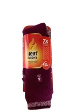 Heat Holders Womens Crew Socks 5-9 Pink Thermal