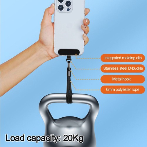 Short Phone Wrist Strap Universal Hanging Wrist Straps New Hanging Rope - Photo 4 sur 21