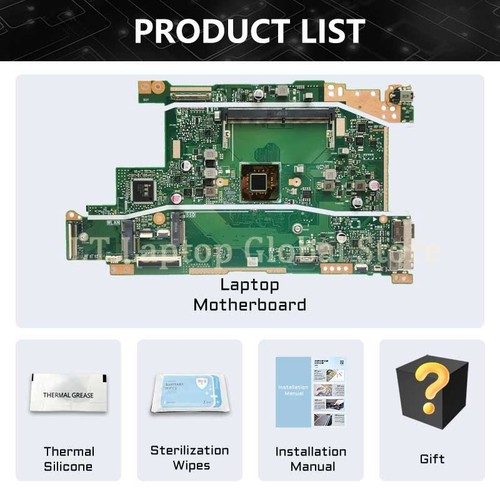 For ASUS VivoBook F409MA F509MA A409MA A509MA Laptop Motherboard M509D M509DA - 第 4/6 張圖片