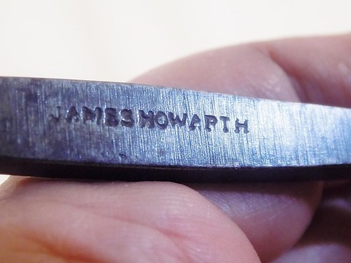 RARE Early James Howarth Wood Carving Gouge Chisel #1 Sweep 3/4" Cut 10" Long - Picture 9 of 11