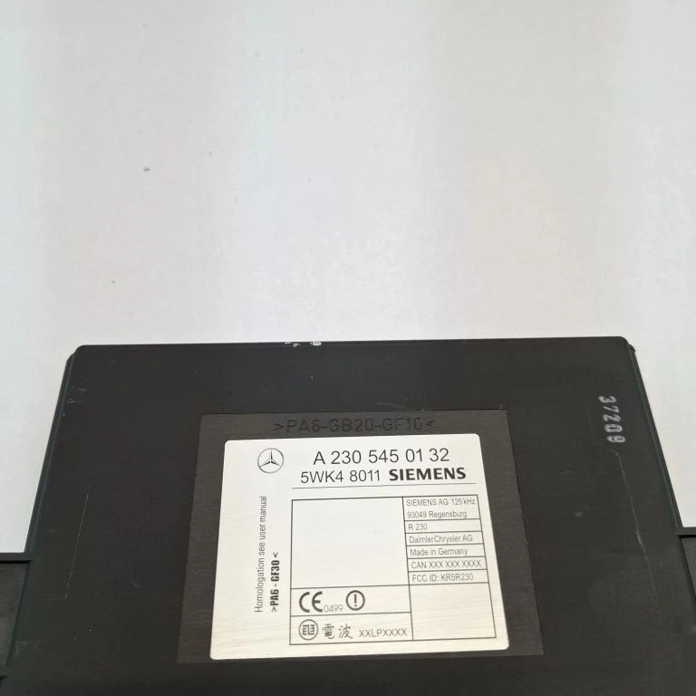 Centralina Keyless Mercedes SL R230 2002 A2305450132 ATH20569 - Immagine 2 di 4